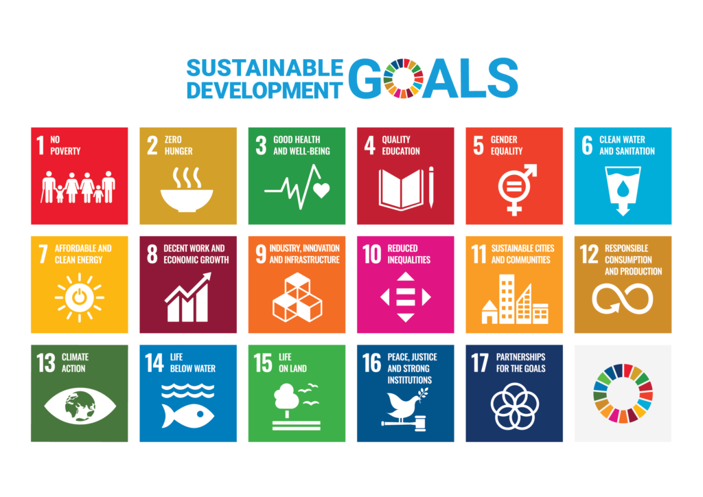 UN sustainability goals icons